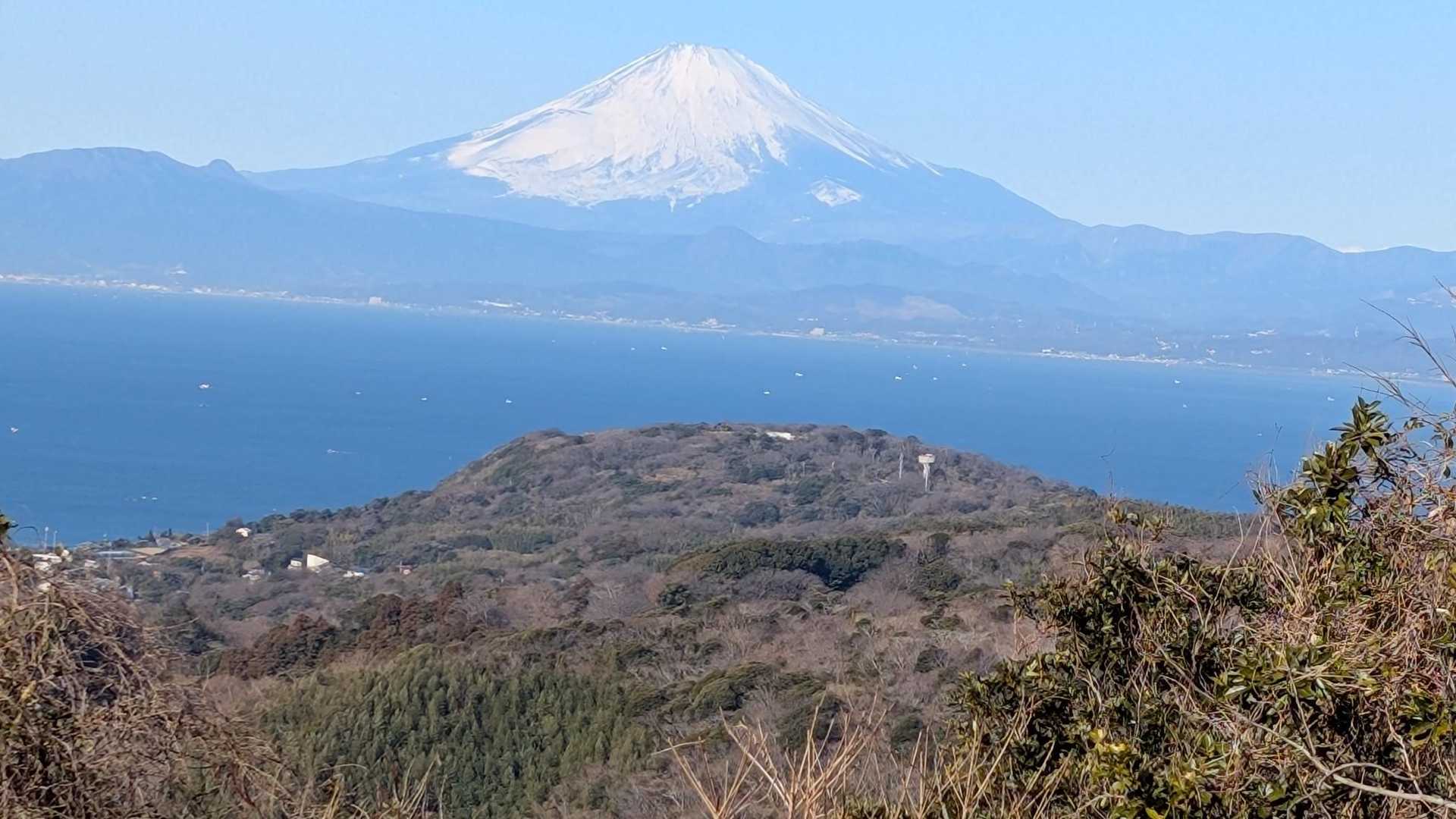 前田橋バス停-大楠山ハイキングコース入口-大楠山-衣笠山- 縦走コースの写真