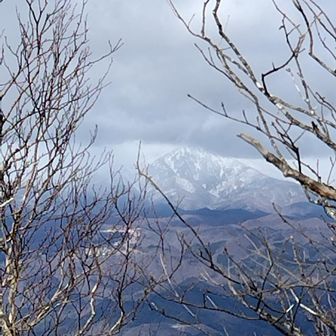強風🌀と眺望なしとのガイドさんの判断で展望ポイントまで行かないことに…残念
でも山頂から上州武尊山が見えた！