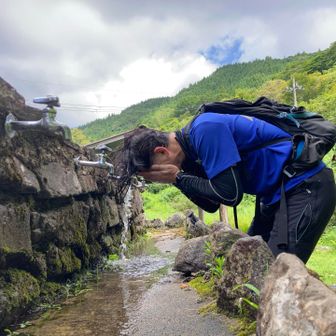 誰もいない奈良尾キャンプ場
水道は使えました🙌