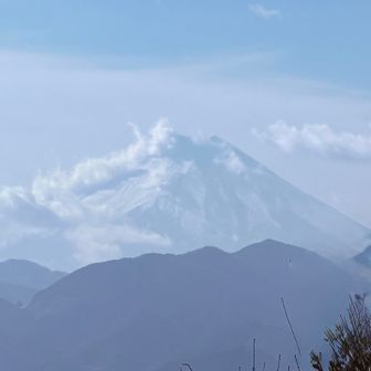 一丁平展望台からの富士山