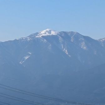 竜ヶ岳　やはり鈴鹿方面の雪がもっとある山を歩きたい