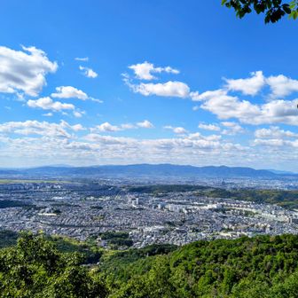 六甲山から愛宕山まで見えてるかな？