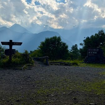 夜叉神峠から白根三山