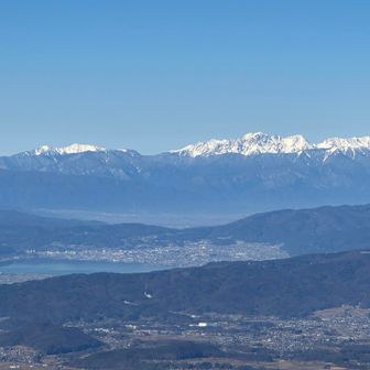 諏訪湖もよく見えます