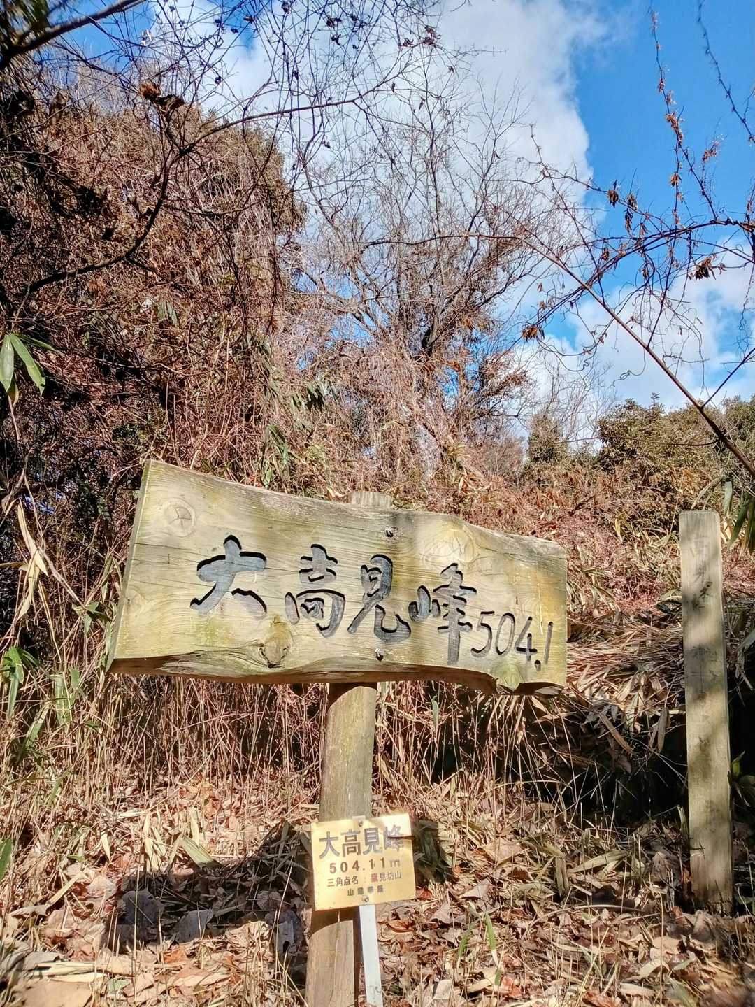 大高見峰
眺望ゼロ