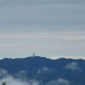 高鈴山が見えます。