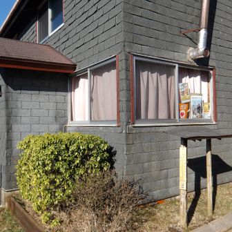 木ノ又小屋外の温度計は１０度