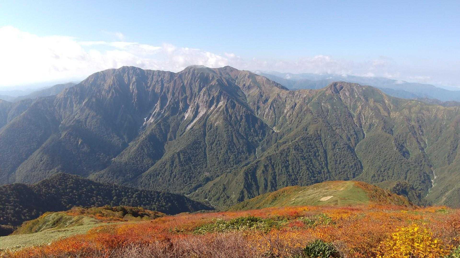 笠ヶ岳から🍁