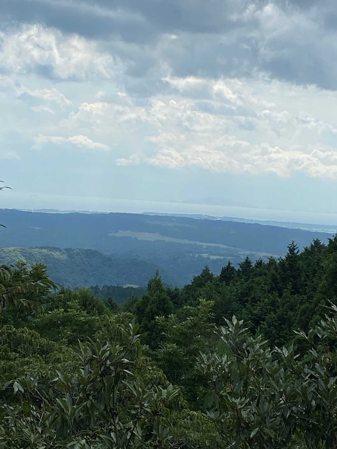 途中から琵琶湖が見えてます👀