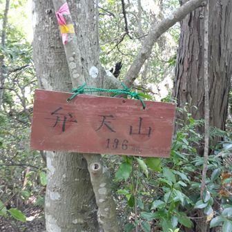 弁天山到着