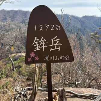 サクッと鉾岳♪にしても、標識こんなんだったかな🤔❓