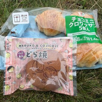 どら焼きは相方さんからの差し入れ
モグモグタイム