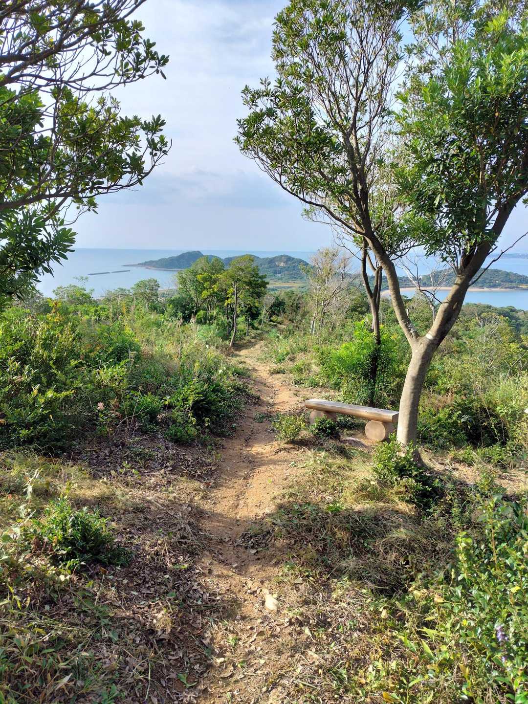 登山道入口-長浜山-岩屋山-兜山古墳入口 往復コースの写真