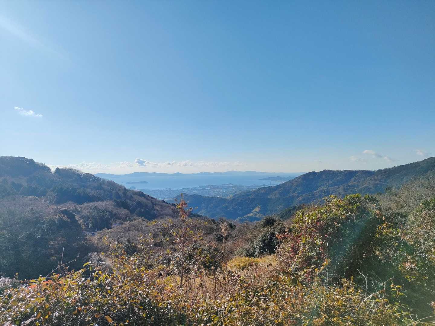 駐車場からの景色が素晴らしい✨