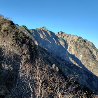 冷池山荘展望台からの
鹿島槍ヶ岳
