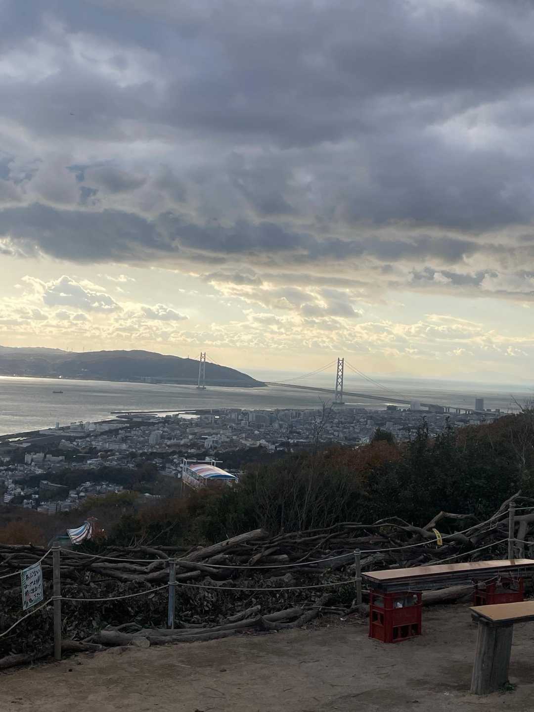 須磨浦公園駅-鉢伏山上駅-旗振山-高倉山 縦走コースの写真