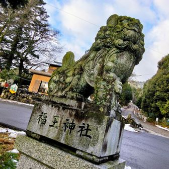 運を逃がさぬ狛犬