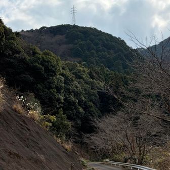 正面の山が黒尾山