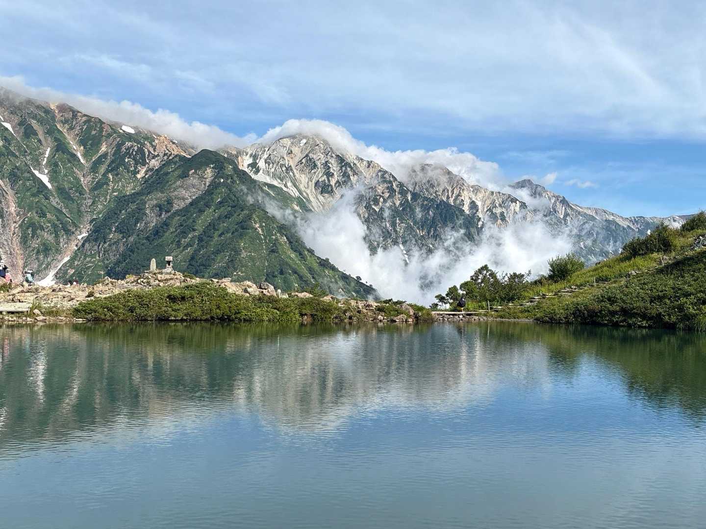 なかなか雲が取れず😅