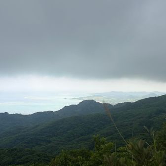 途中の展望台から👀