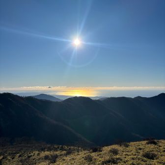 海も山も贅沢な景色だ〜
