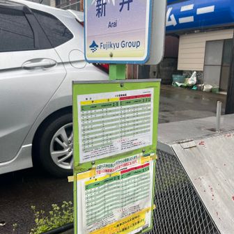 山のカフェの近くのバス停はタイミング悪かったので新井バス停まで来たけど
こちらもあまり良くなくて…上野原駅まで歩くことに…