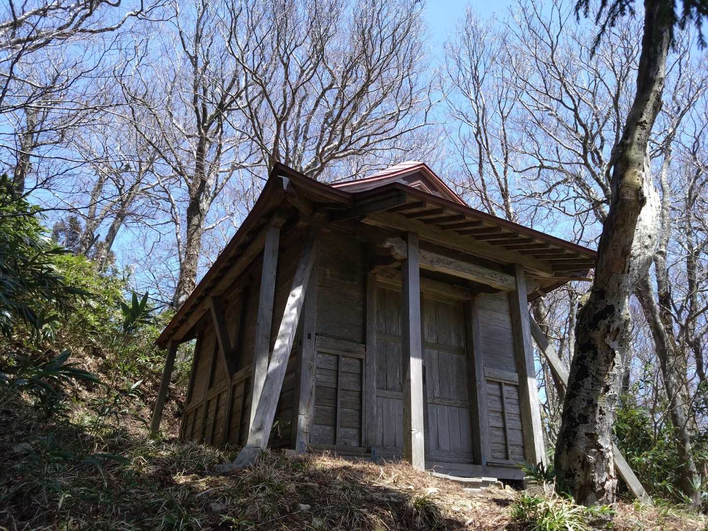急登を登った先に