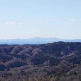 筑波山方面