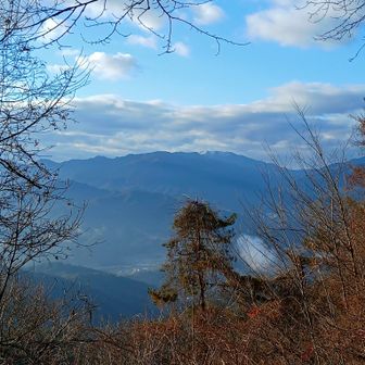 電波塔が見えるのは蛇峠山かな？