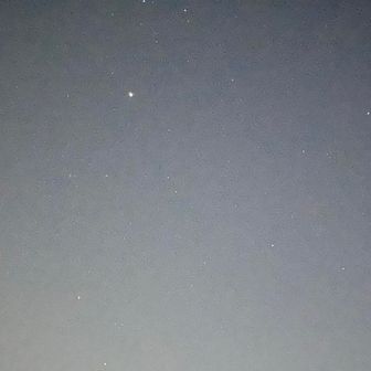 うっすらとオリオン座