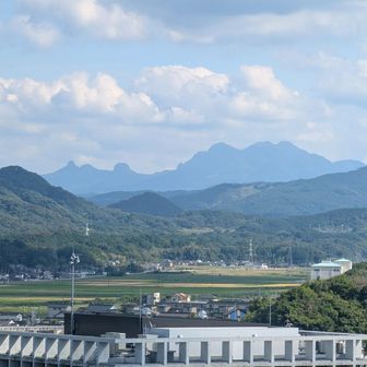 鷹ノ巣山と英彦山！
存在感ある〜😆