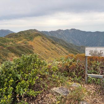 分岐からすぐに黒岩山到着