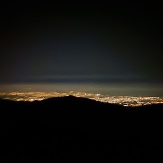 太郎平小屋からの夜景