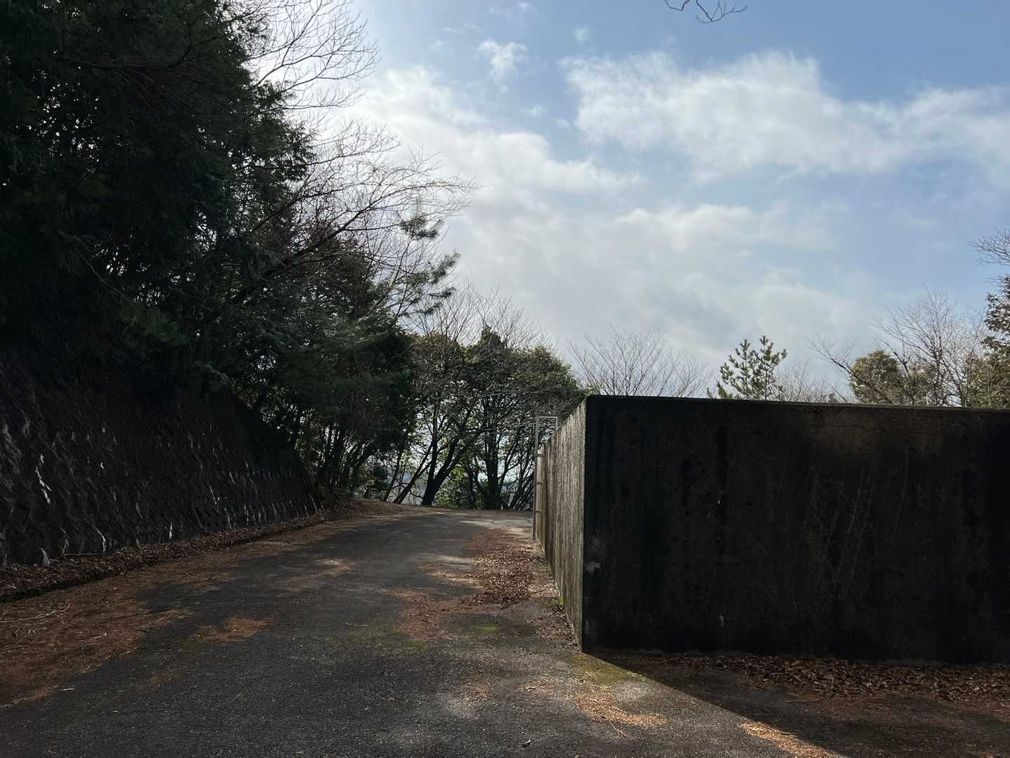こんなところに出た。左の端から山頂へ。