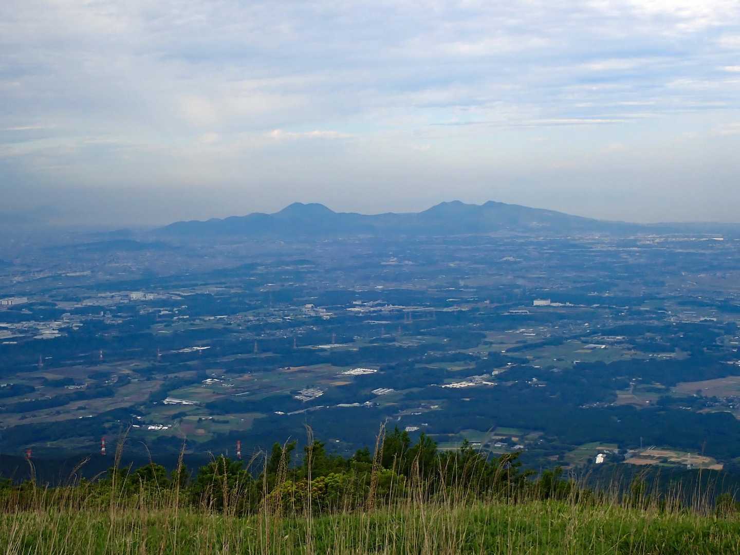 女岳から金峰山方面