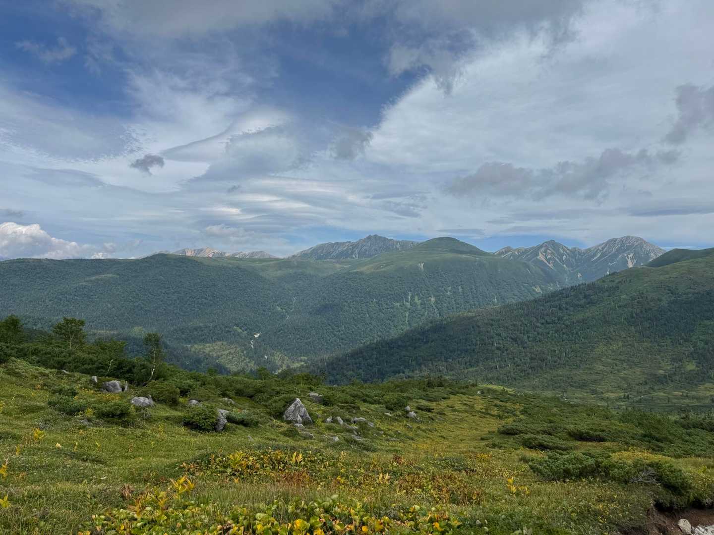 薬師岳登山口-五光岩ベンチ-アラスカ庭園-日本庭園-黒部五 周回コースの写真