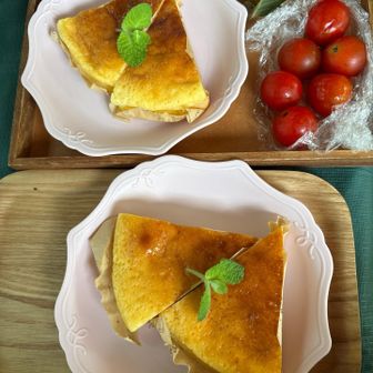小文珠でベイクドチーズケーキ
