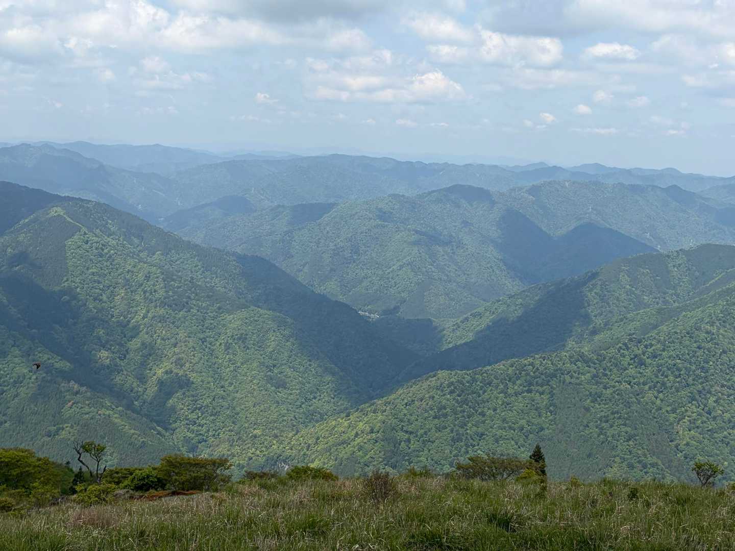 坊村バス停-坊村登山口-御殿山-ワサビ峠-武奈ヶ岳-コヤマ 縦走コースの写真