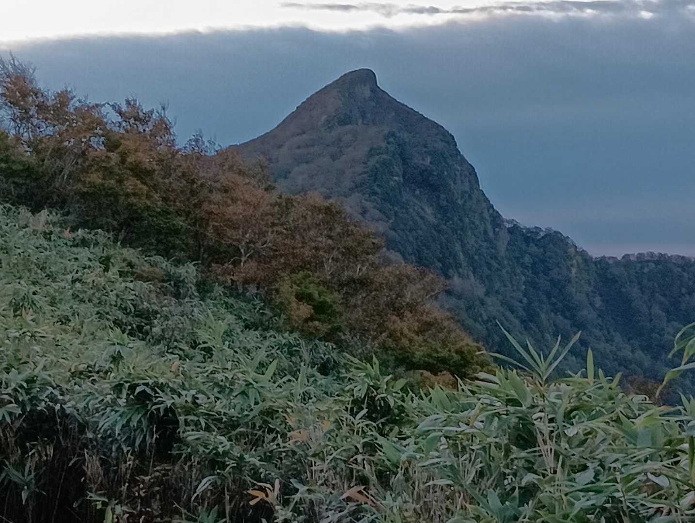 途中からの冠山⛰️が
