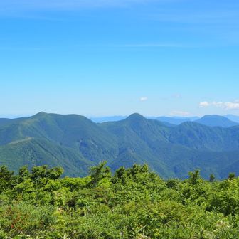 カケスガ峰で視界が開ける