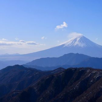 雲が取れてきた！