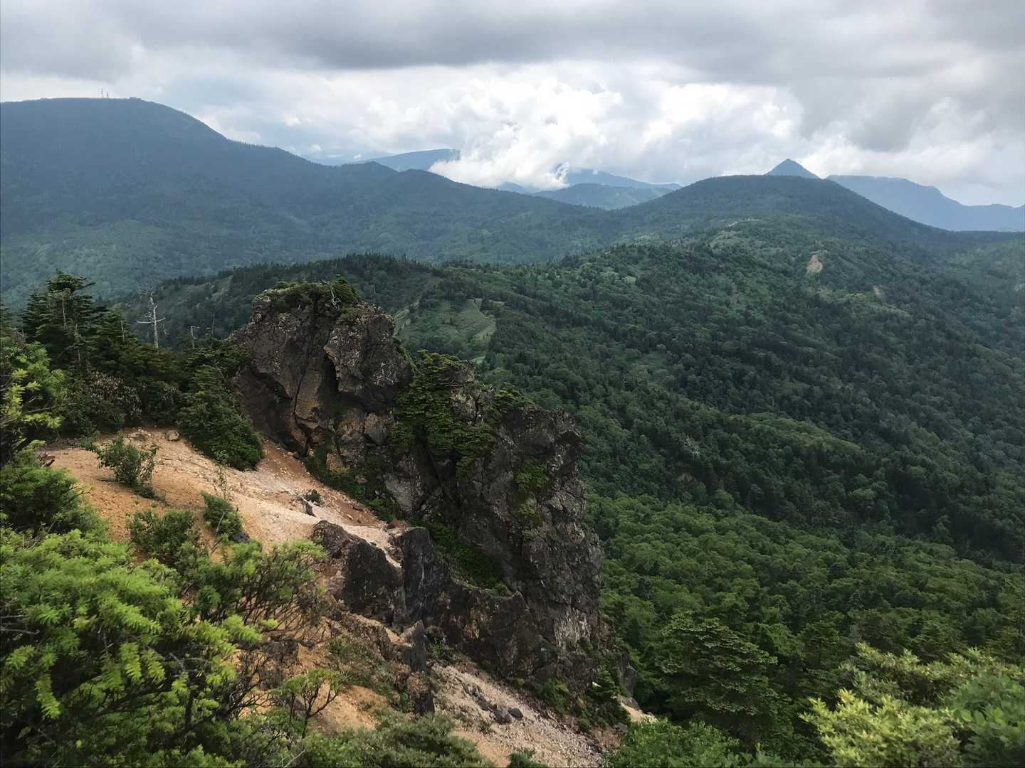 横手山、笠岳