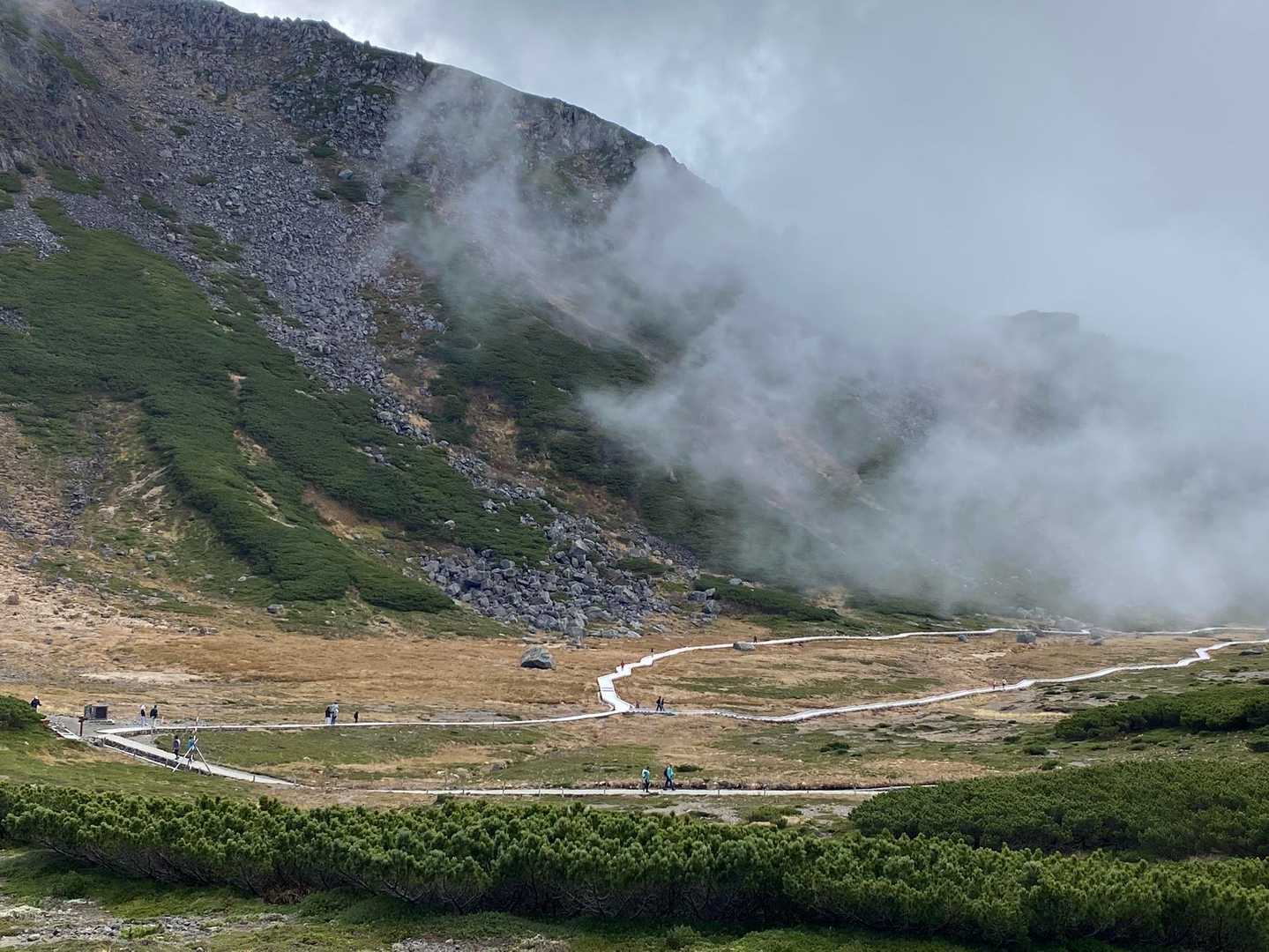 乗鞍山頂バス停-大黒岳 周回コースの写真
