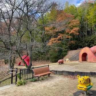 公園に出て来たよ
近道でした