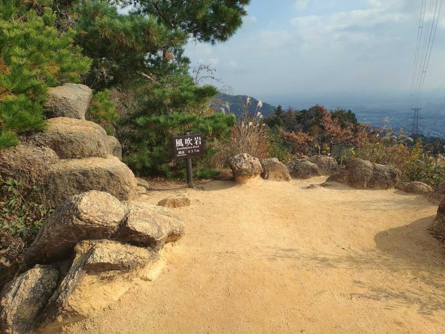 岡本駅-金鳥山-七兵衛山-八幡谷登山口 周回コースの写真