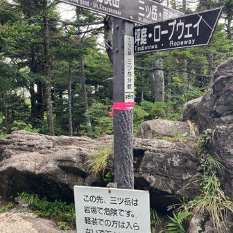 三ツ岳へ登る予定でしたが、やめよう😅