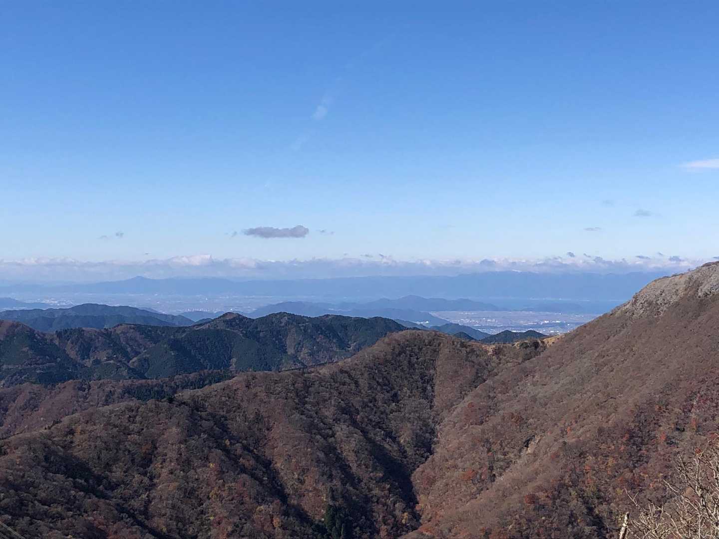 琵琶湖も対岸まで見えました♪