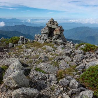 赤木岳山頂