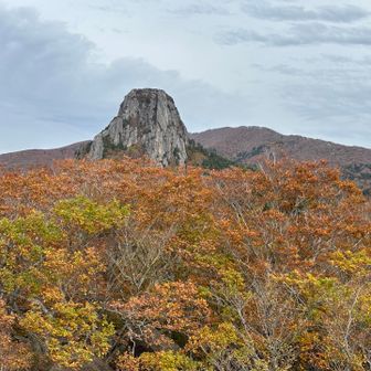 ばば岩からの縫道石山と
