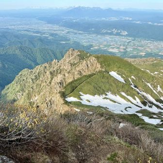 帰りの新道が見えます